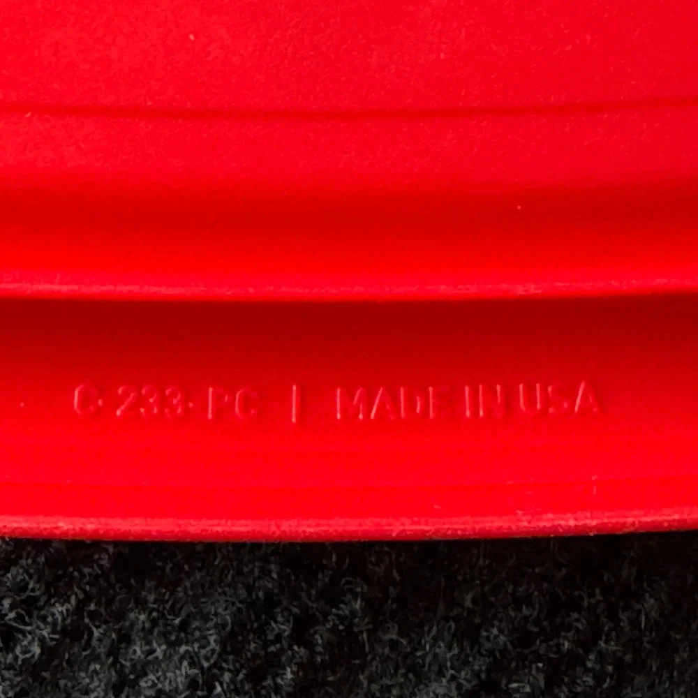 Pyrex Red Plastic Replacement Lid C-233-PC 9x13 3qt 2.8L‎ Rectangular USA